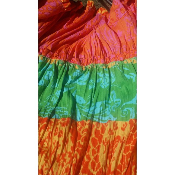 Skirt Multi Color Boho Peasant XS Sigrid Olsen - Picture 3 of 6